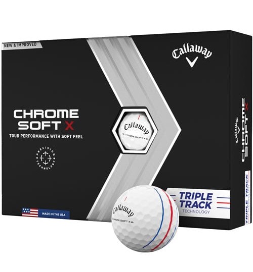 Chrome Soft X Triple Track Golf Balls Sale